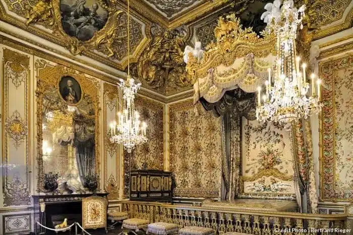 Apartamentos de la Reina Maira Antonieta en el Palacio de Versalles