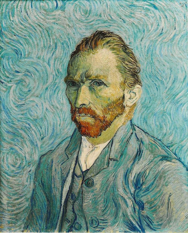 El cuadro de Van Gogh con el Auto Retrato se encuentra al Museo de Orsay en París