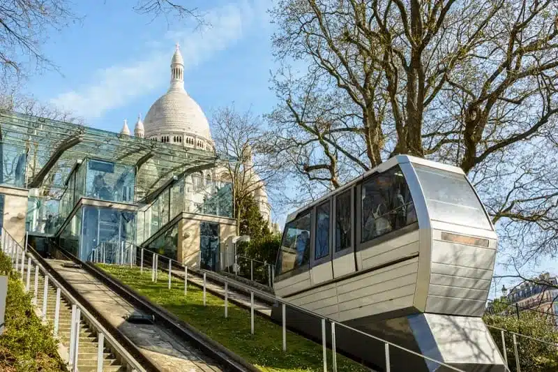 Funicular de Montmartre, Montmartre