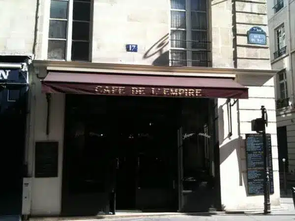 El Cafe de l’Empire se encuentra muy cerca del Museo de Orsay