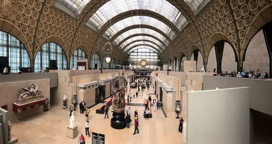 El Museo de Orsay está ubicado en la antigua estación Gare d'Orsay