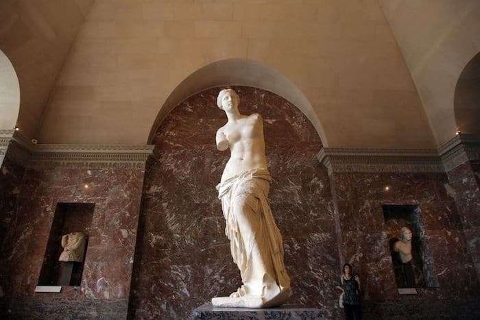 La Venere di Milo al Louvre di Parigi