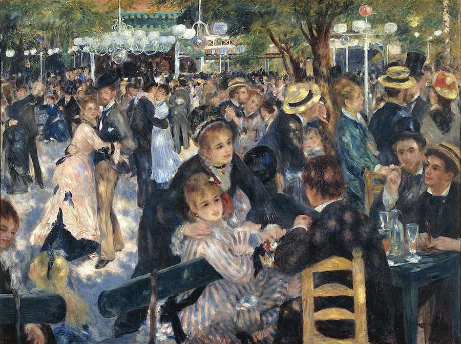 Il quadro di Renoir le Bal du Moulin de la Galette